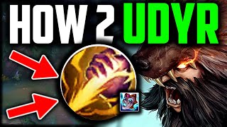 How to UDYR Jungle amp CARRY Best BuildRunes Udry Jungle Guide Season 14  League of Legends [upl. by Zinck]