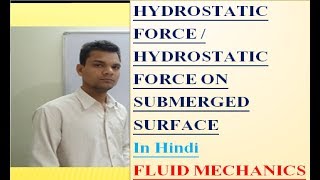 hydrostatic forces on surface hydrostates Forces on Submerged Surfaces [upl. by Anelaj]