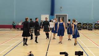 Newcastle Festival 2024  Edinb Scottish Dancers Blue  Mixed Open  The Willbergs of Rechberg [upl. by Binnie]