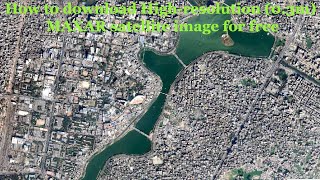 🛑How to download Highresolution 03m MAXAR satellite image for free From OpenAreialMap amp use GEE [upl. by Linehan]