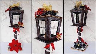 ❄Como Hacer Un Farol Navideño Con Reciclaje  Manualidades Navideñas 2021🎅SusyDiyCrafts8 [upl. by Ahseile]