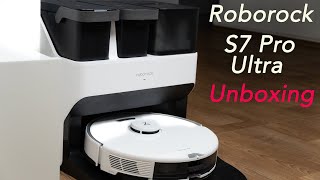 Roborock S7 Pro Ultra Unboxing  erste Reinigung [upl. by Drahcir]