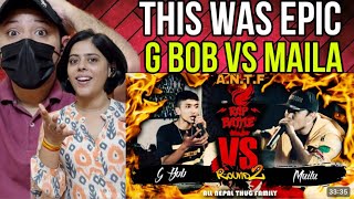 INDIAN REACT GBob Vs Maila  ANTF Rap Battle [upl. by Bruyn]