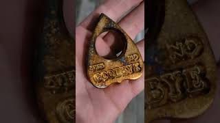 planchette brass ouija ktc machine planchette spirit [upl. by Wobniar]