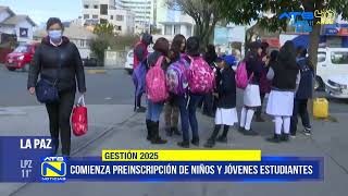 Comienza la preinscripción en unidades educativas de alta demanda para 2025 [upl. by Kiah178]