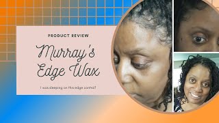 Product Review Using Murrays Edge Wax with LOCSIM PLEASED [upl. by Bonnes]