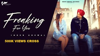 Freaking For You Official Video  Inder Grewal FtPrableen kaur  Baxbee New Punjabi Song 2024 [upl. by Kalfas]