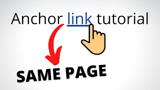 How to Link to a Specific Part of a Page HTML anchor link [upl. by Ishii241]