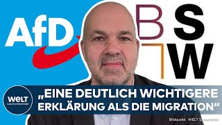 OSTDEUTSCHLAND Populismus Aufstieg von BSW und AfD  Eine wichtigere Erklärung als die Migration [upl. by Mccarthy799]