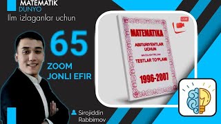 🔴 65LIVE  MATEMATIKA KURSI  TOPLAM 19962007  FUNKSIYA KVADRAT FUNKSIYA [upl. by Bowyer734]