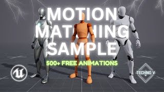 Game Animation Sample  Unreal Engine 54 Motion Matching [upl. by Akinorev]