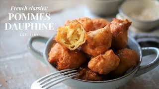 How to make pommes dauphine French potato puffs recipe [upl. by Fergus]