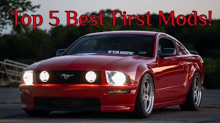 Top 5 Best First Mods For Your S197 Mustang 0509 [upl. by Almat]