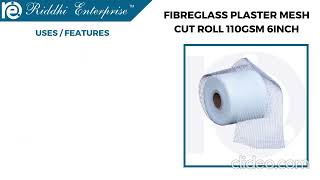 Fibre Glass Plaster Mesh Cut Roll 110gsm 4inch amp 6inch construction grouting waterproofing [upl. by Fry510]