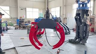 Made in China Rotating Light Wood Grapple Factory [upl. by Anilahs]