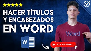 Cómo HACER TÍTULOS y ENCABEZADOS en WORD Según las Normas APA 6Ta Edición  📄 Hazlo así 📄 [upl. by Ulani]