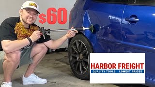 Harbor Freight Pneumatic Dent Puller Test  MK5 R32 [upl. by Nirraj]