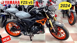 Yamaha FZS v5 New Model Launch Details india  Price  Features  FZS v5 [upl. by Atinehs]