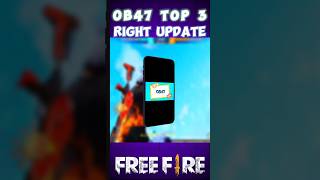 OB 47 update 🥶😱shorts shortsfeed viralshort shortvideo foryou freefireupdate shortvideo [upl. by Isied]