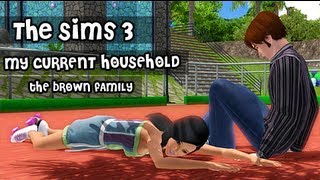 The Sims 3 Current Household Brown [upl. by Murielle]