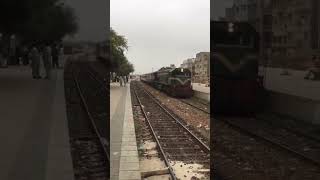 KCR2DN Karachi Circular Railway Arrival At Drigh Road Railway Station❤️ shorts pakistanirailway [upl. by Iddo592]