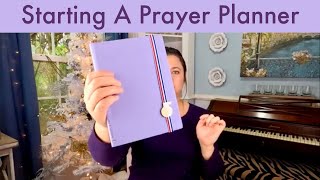 Starting A Prayer Planner [upl. by Edmond556]