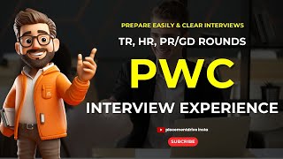 PwC Latest Interview Experience  All Rounds  TR HR PRGD  How To Crack PWC Interview [upl. by Adnawahs]