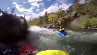 Kayaking the Lower Applegate River Oregon Applegate Dam to Cantrall Buckley 250cfs [upl. by Ireg706]