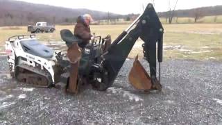 Bradco 609 Skid Steer Backhoe Attachment For A New Holland Skid Steer For Sale [upl. by Court]