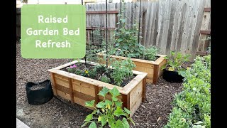 Raised Garden Bed Refresh [upl. by Ednutabab]