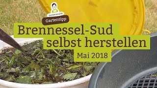 BrennesselSud  BrennesselJauche als Pflanzendünger selbst herstellen [upl. by Sybille]