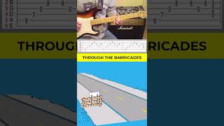 THROUGH THE BARRICADES INTRO  TAB ZoGuitar [upl. by Annekcm]