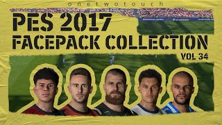 PES 2017 FACEPACK COLLECTION V34 [upl. by Liuka]