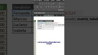 Como fazer PROCV no Excel em 1 Minuto [upl. by Mara]