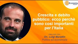 Bassa crescita e elevato debito pubblico due minacce per leconomia italiana [upl. by Rolyab]