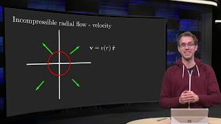 Incompressible radial flow  velocity [upl. by Arola]