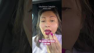 Lip stain  Ulta Beauty  fallwinter lipstain ultabeautyhaul ultabeauty [upl. by Cristie]