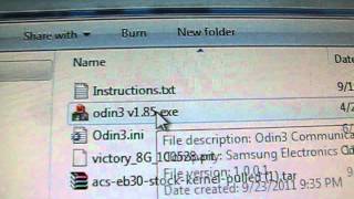 How to unroot your Samsung Epic Touch 4G with Odin [upl. by Morty104]