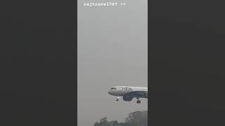 Airbus a321n Indigo chennaiairport landing shortvideo [upl. by Amuwkuhc]