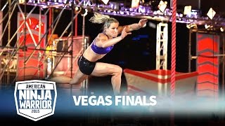 Jessie Graff at the Vegas Finals Stage 1  American Ninja Warrior [upl. by Cristionna]