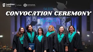 Fall 2023 Convocation Highlights  Lambton College In Toronto [upl. by Thom]