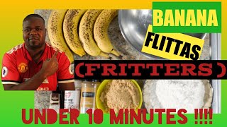 REAL JAMAICAN BANANA FRITTERS IN UNDER 10 MINUTES  The Jamaican Way [upl. by Netsud]