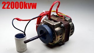 Free Electricity 16kw magnetic power Energy Generator 220 volt Using AC Motor Service idea [upl. by Nylirak]