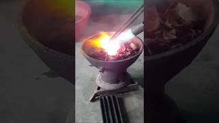 Silver melting process  How to make silver melting process [upl. by Onfroi]