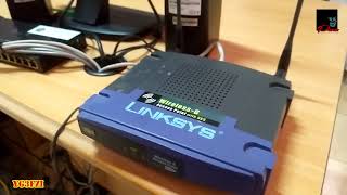 WirelessG Access Point LINKSYS Model WAP54G  SETELAH DIKONFIGURASI DAN DISIMPAN RESET SENDIRI [upl. by Ube]