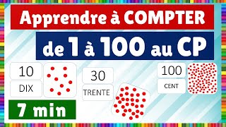 Apprendre à compter 1 a 100 au CP [upl. by Airdnat]