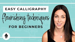 The EASIEST Way To Start Flourishing Your Calligraphy For Beginners [upl. by Torrence290]