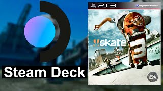 RPCS3 Skate 3  Steam Deck [upl. by Avigdor212]