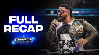 Full SmackDown highlights Oct 18 2024 [upl. by Nnewg]