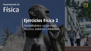 Ciclo Termodinámico con Procesos Isocórico Isobárico y Adiabático  Ejercicios de Fisica 2 T16 [upl. by Ecikram567]